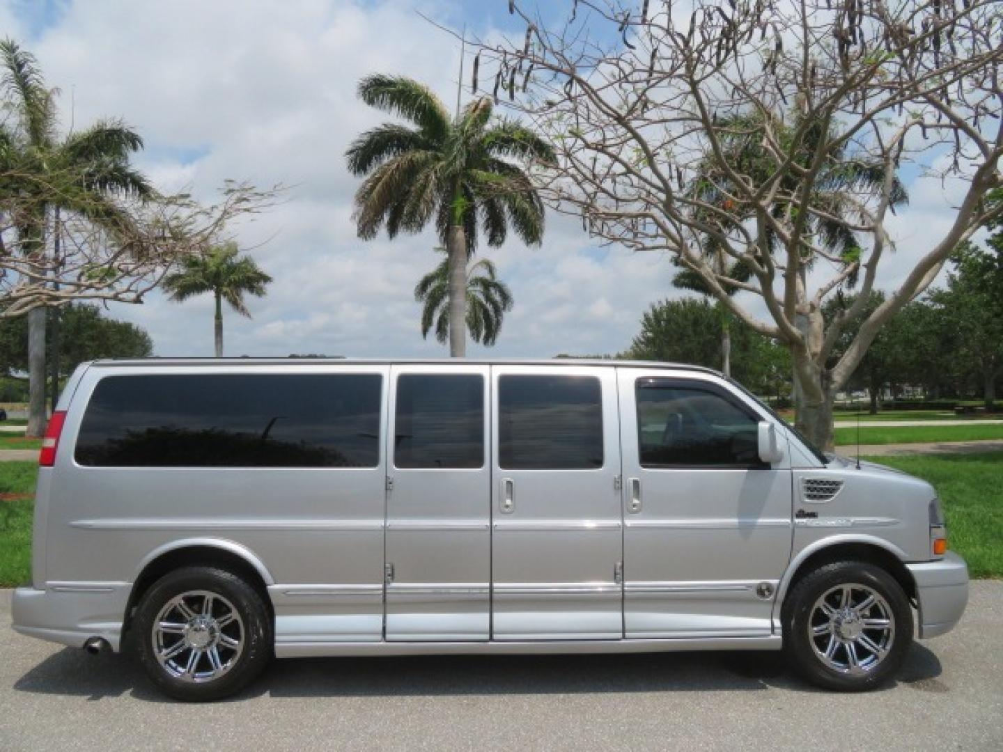 2014 Chevrolet Express (1GBWGLCG3E1) , located at 4301 Oak Circle #19, Boca Raton, FL, 33431, (954) 561-2499, 26.388861, -80.084038 - You are looking at a Rare 2014 Chevy Express 2500 Quigley 4x4 Four Wheel Drive Explorer Limited SE 9 Passenger Conversion Van with: 107K Original Miles, 6 Captain Chairs, Rear Power Folding Bench Seat Bed, Center Consoler Cooler, Front PPF (Paint Protection Film) Explorer Limited Conversion Througho - Photo#19